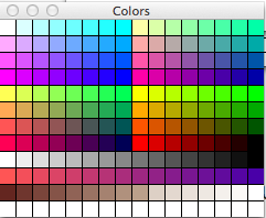 Colors Panel