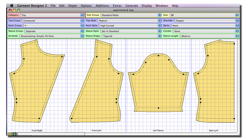 Pattern for Italian Top