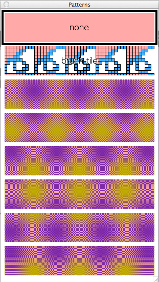 Patterns Panel
