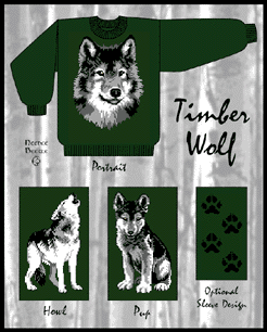 Timber Wolf - Hand Knit or Machine Knit