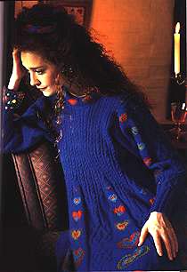 Candlemas Dress - Hand knit, DK wool
