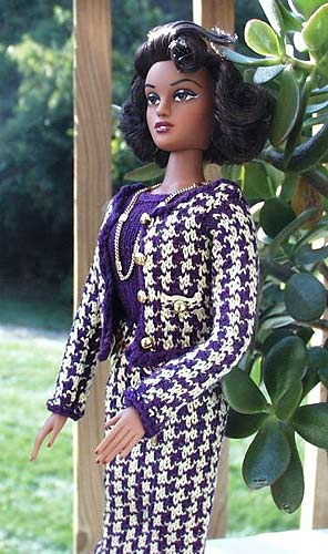 Sandra Blade "Chanel Suit for Violet Waters" (Gene Doll) DMC #5 cotton
