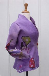 felted jacket pattern drafted with Garment Designer