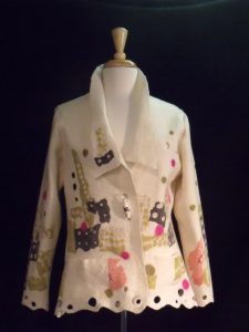 felted jacket pattern drafted with Garment Designer