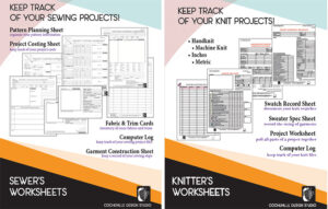 Knitter's and Sewer's Worksheets