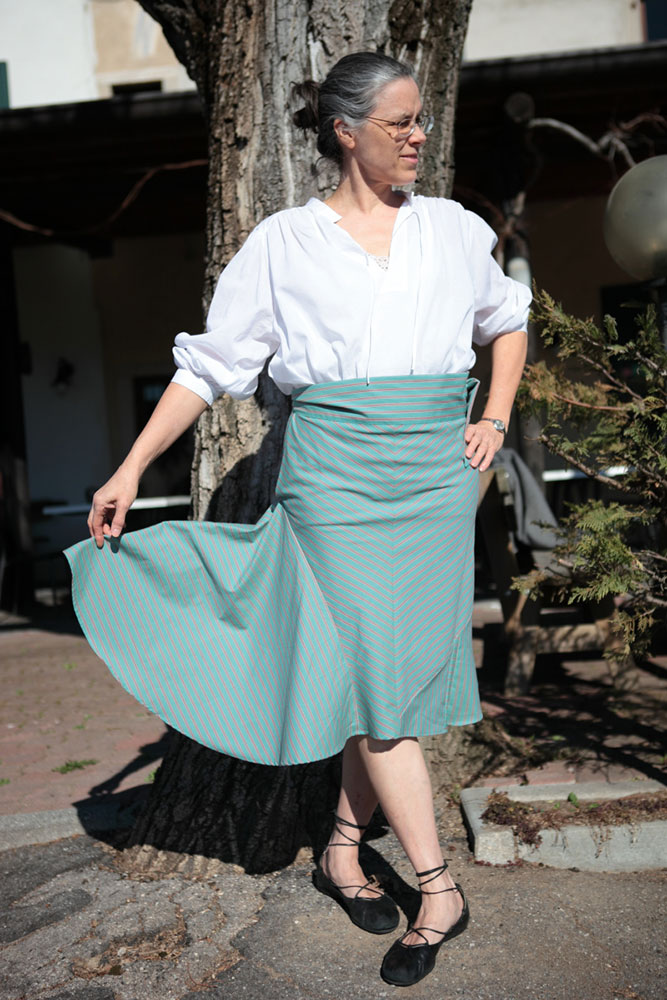 Zero Waste Skirt by Lisbeth Wahl