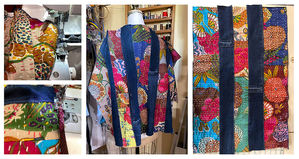 Fabric created from upcycled materials